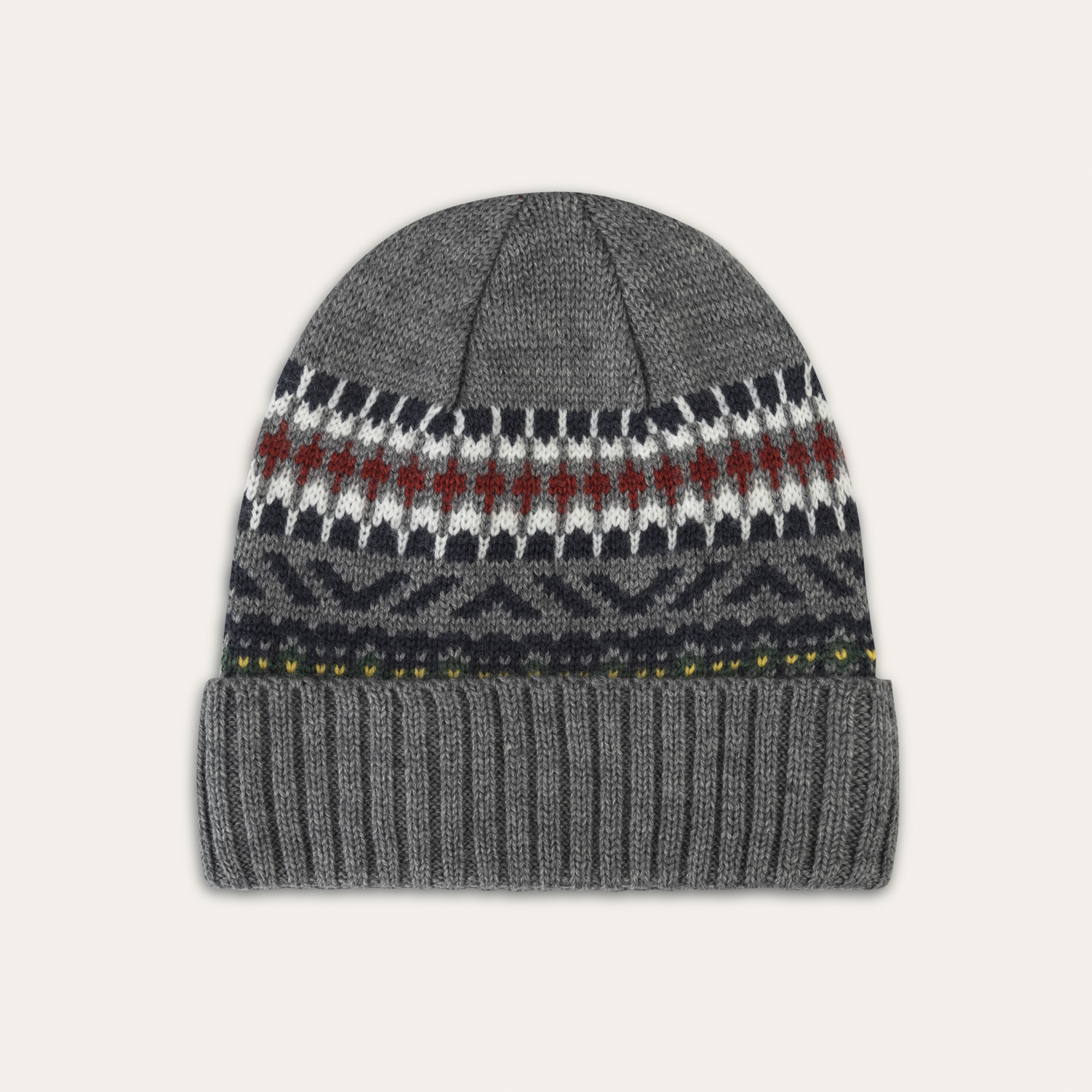 YÜN KARIŞIMLI JAKARLI BERE