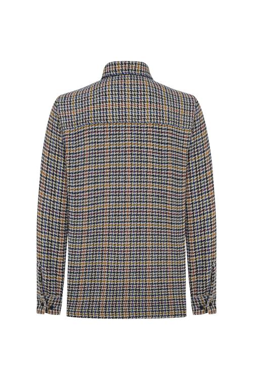  KAZAYAĞI DESENLİ REGULAR FIT GÖMLEK