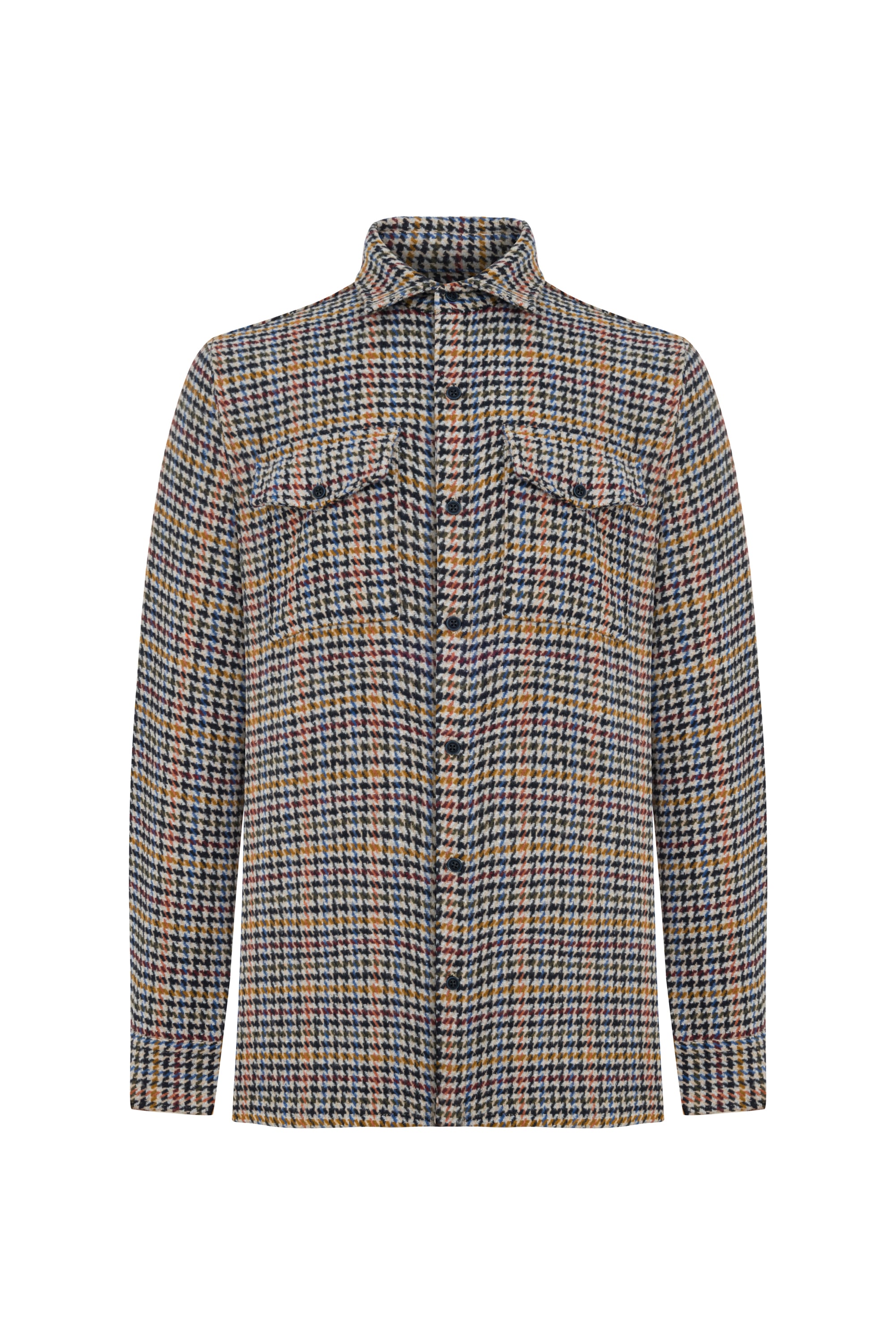 KAZAYAĞI DESENLİ REGULAR FIT GÖMLEK