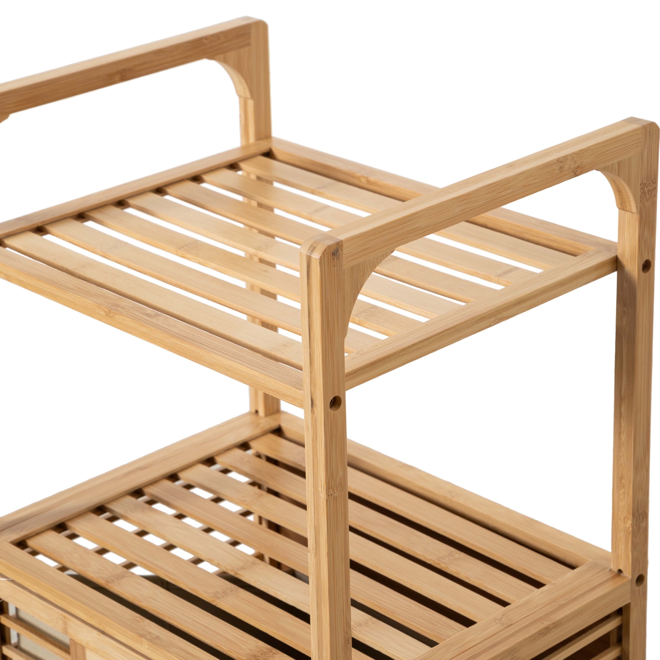 CAVALLA RAFLI BAMBU ÇAMAŞIR SEPETİ 30x40X95,5