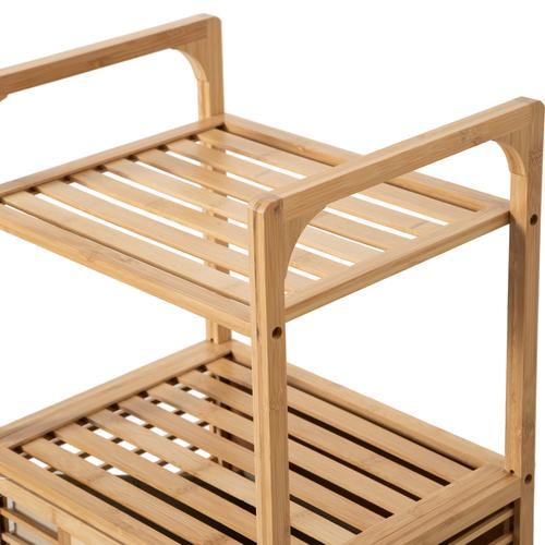  CAVALLA RAFLI BAMBU ÇAMAŞIR SEPETİ 30x40X95,5