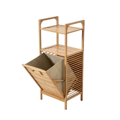  CAVALLA RAFLI BAMBU ÇAMAŞIR SEPETİ 30x40X95,5