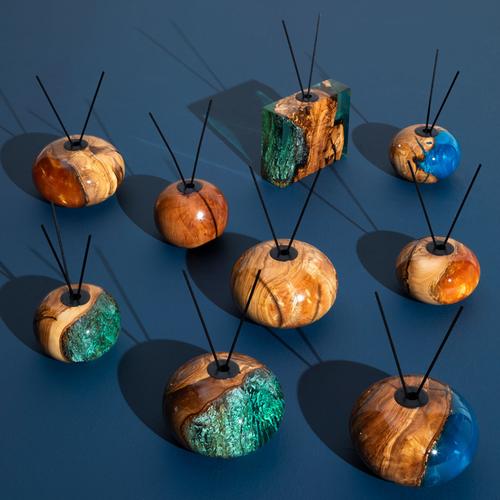  AURA AĞAÇTAN ODA KOKUSU STANDI KARE ŞEFFAF