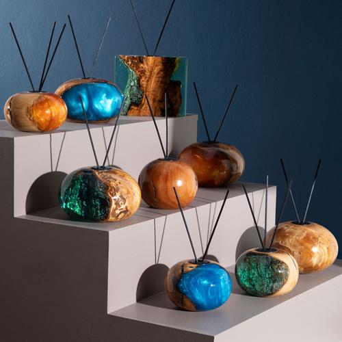  AURA AĞAÇTAN ODA KOKUSU STANDI KARE ŞEFFAF