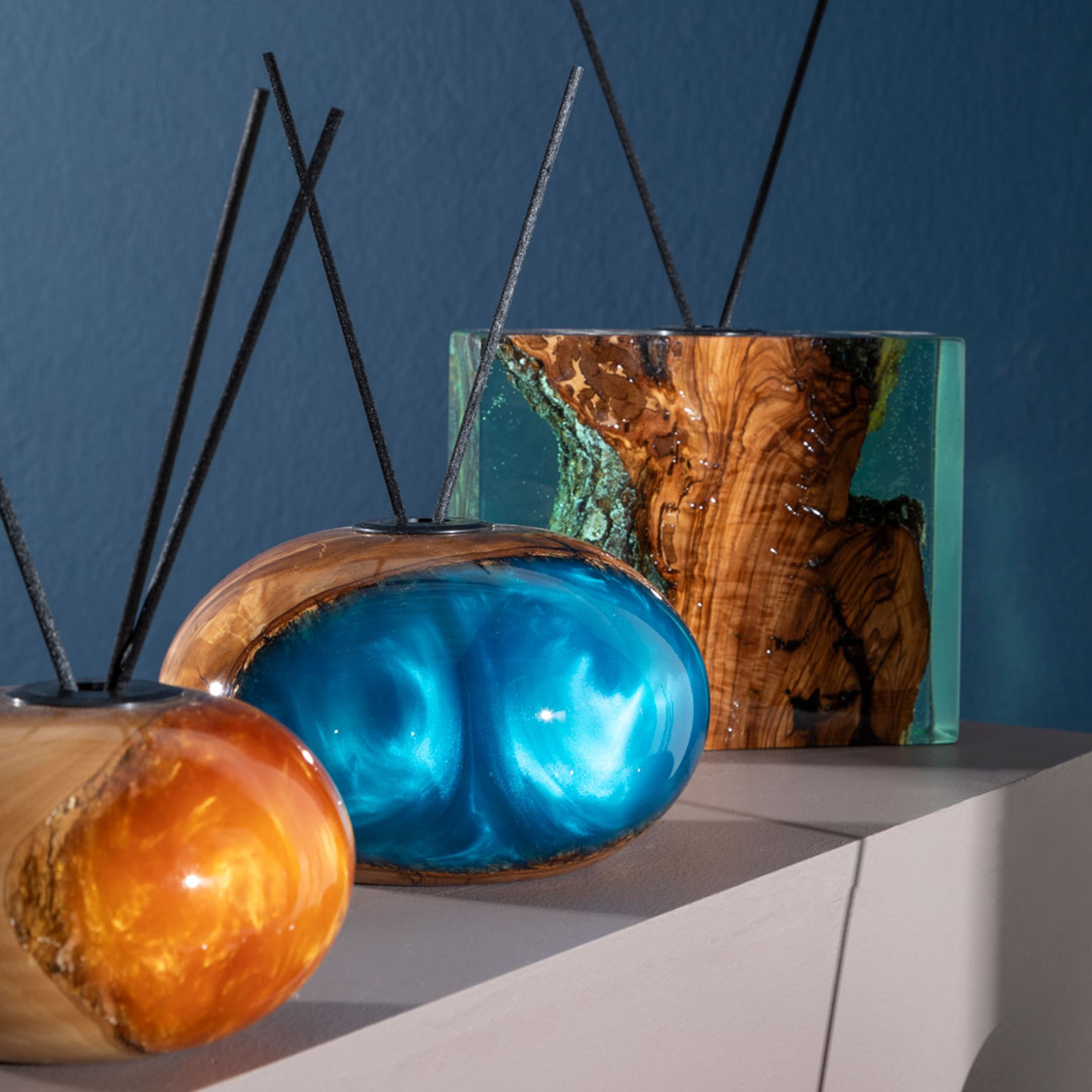 AURA AĞAÇTAN ODA KOKUSU STANDI KARE ŞEFFAF