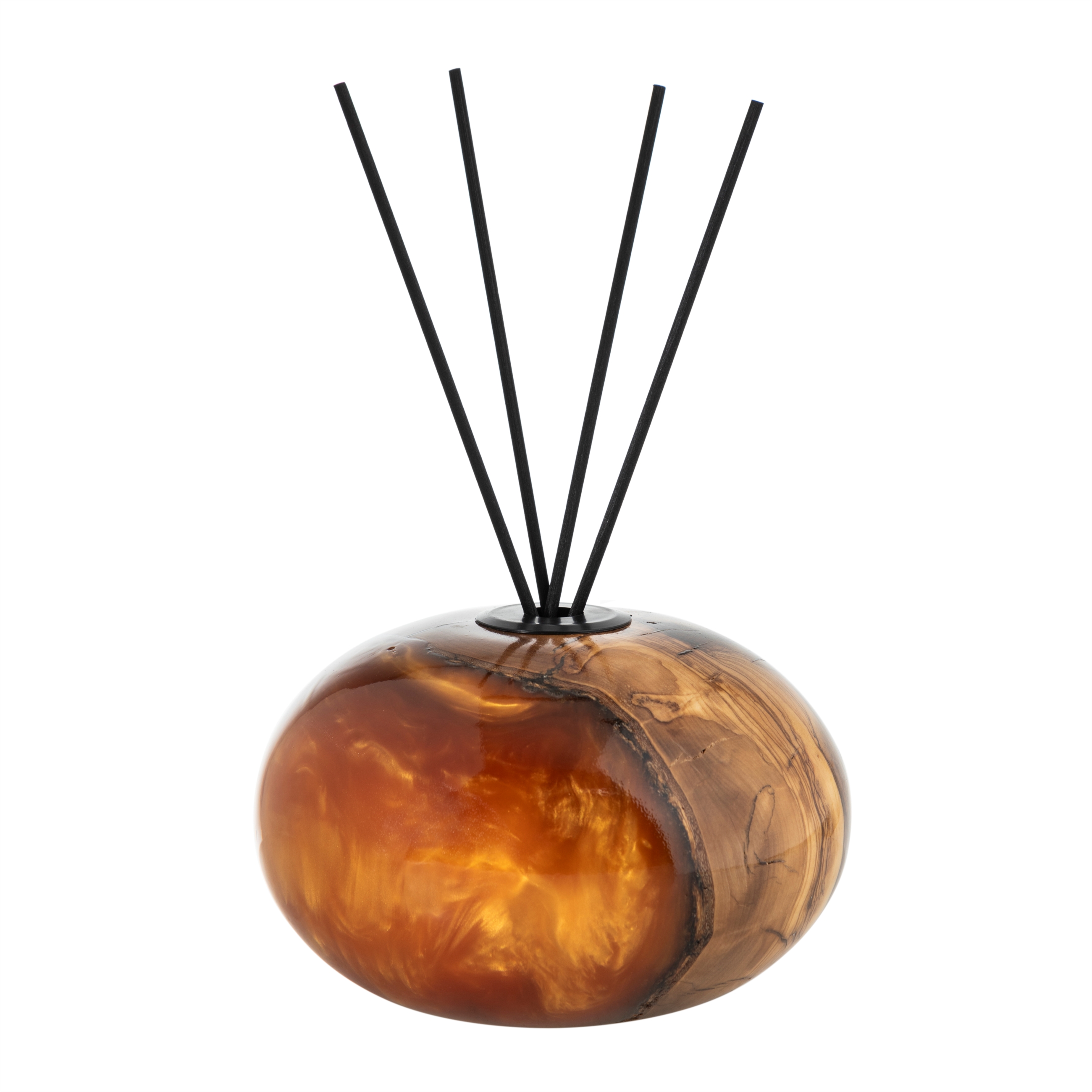 AURA AĞAÇTAN ODA KOKUSU STANDI ELİPS AMBER 19CM