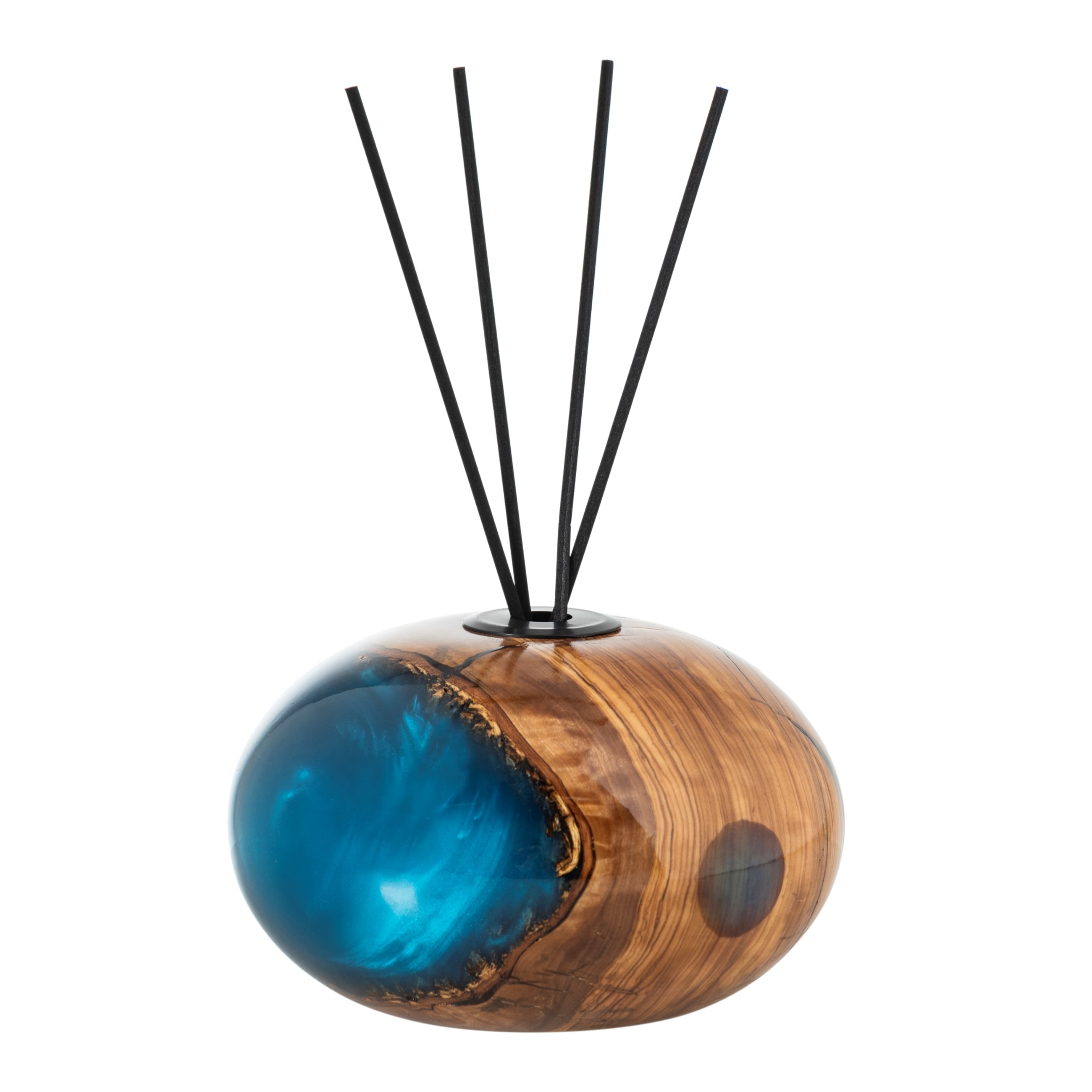 AURA AĞAÇTAN ODA KOKUSU STANDI ELİPS MAVİ 19CM