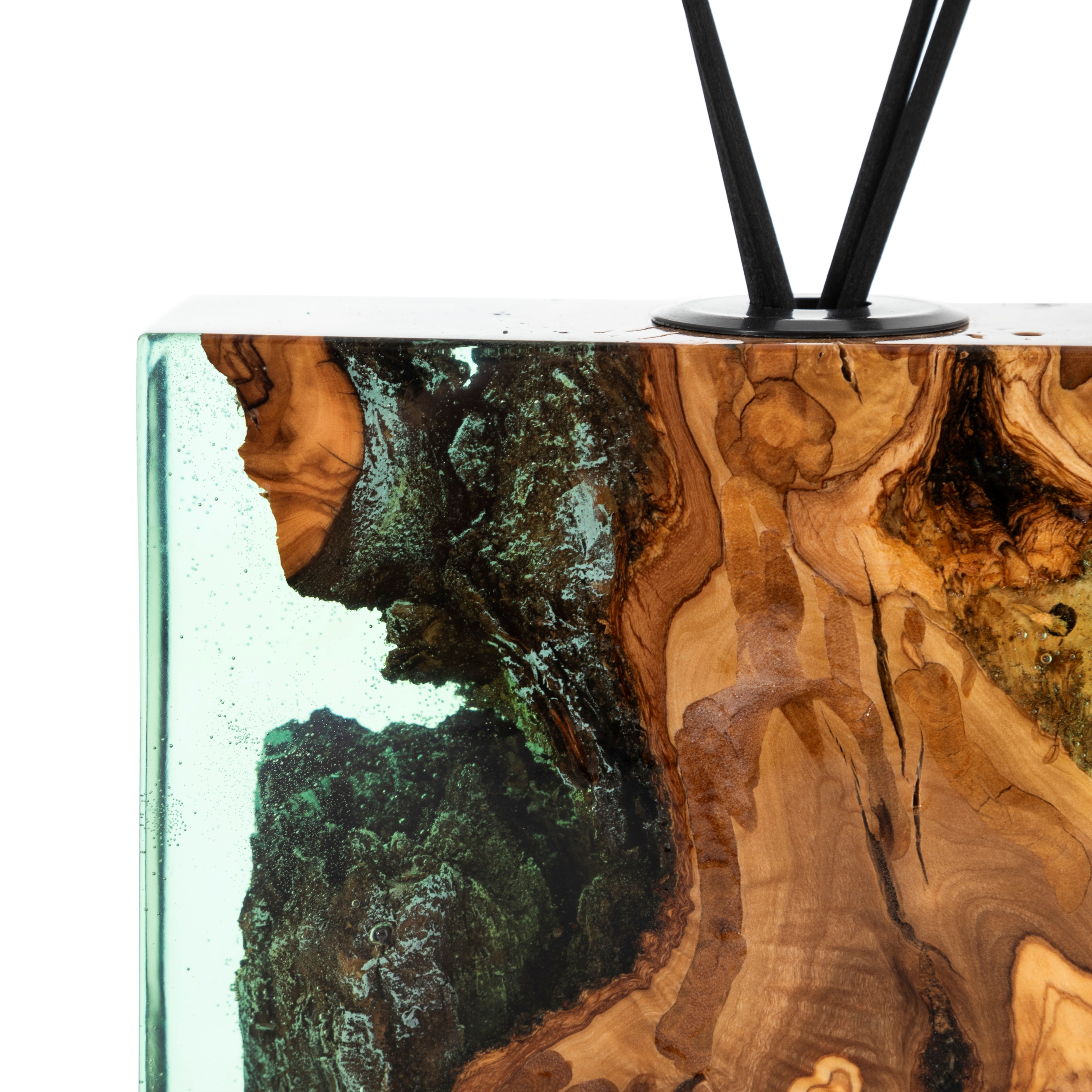 AURA AĞAÇTAN ODA KOKUSU STANDI KARE ŞEFFAF