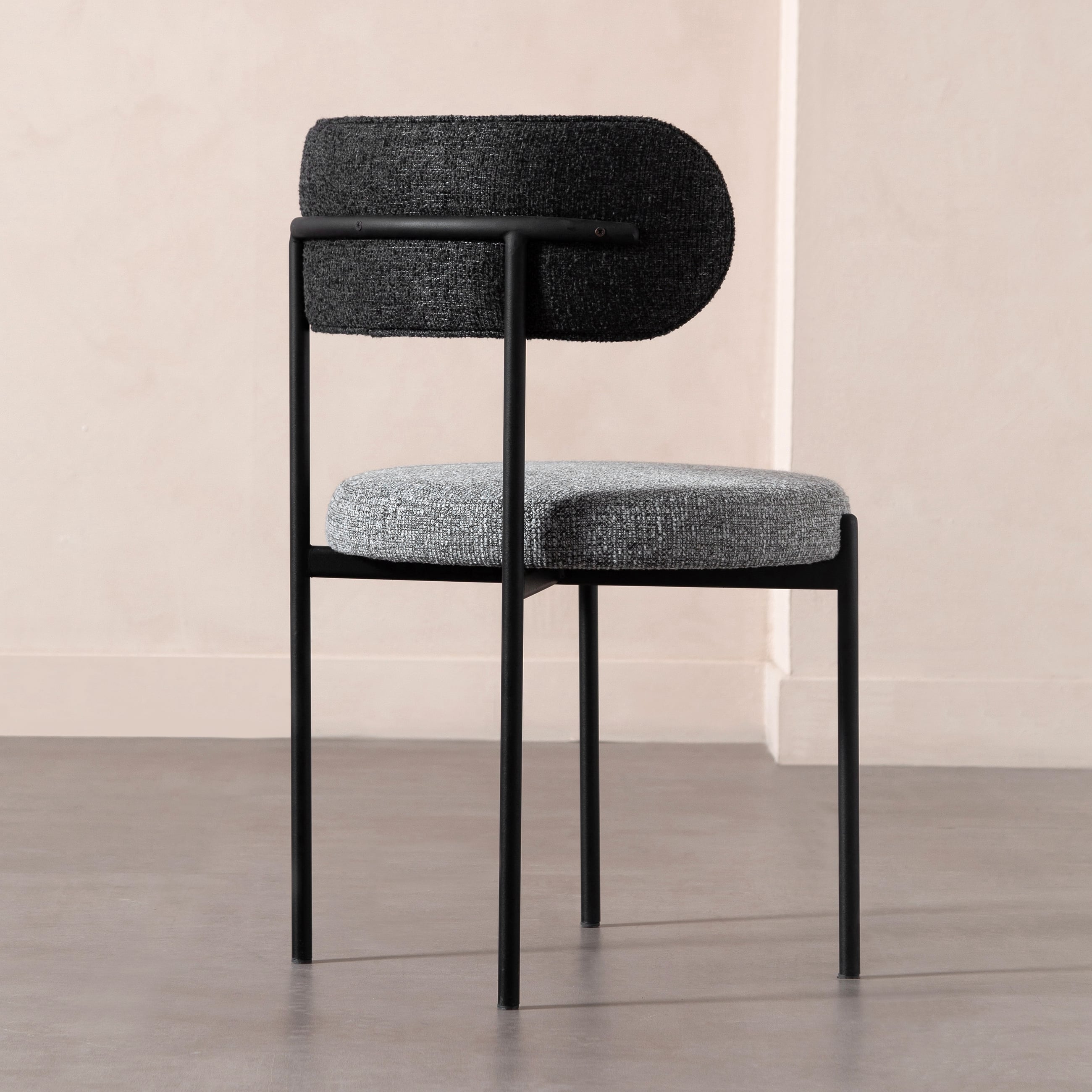 CIRCLE SANDALYE GRİ SİYAH