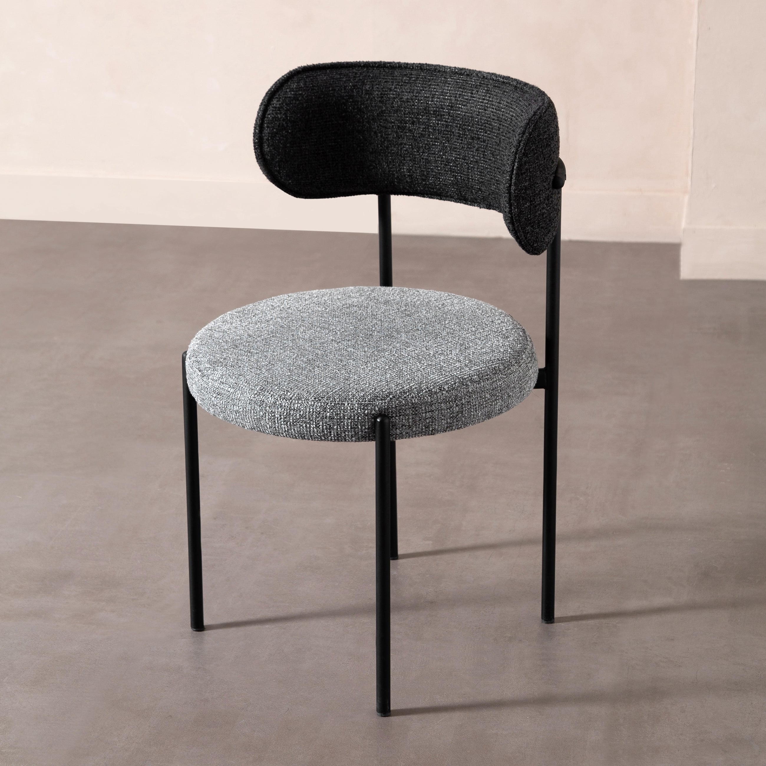 CIRCLE SANDALYE GRİ SİYAH