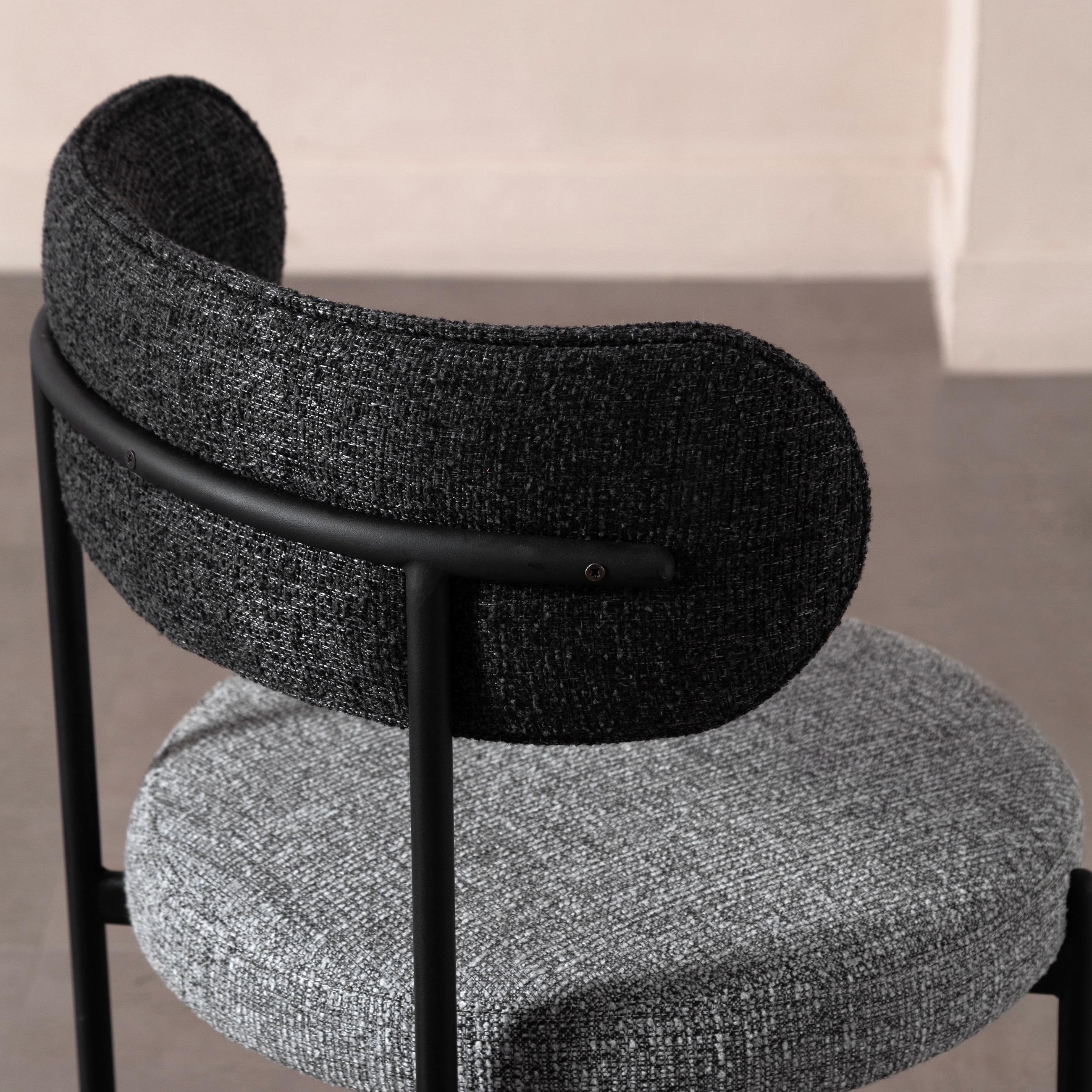 CIRCLE SANDALYE GRİ SİYAH