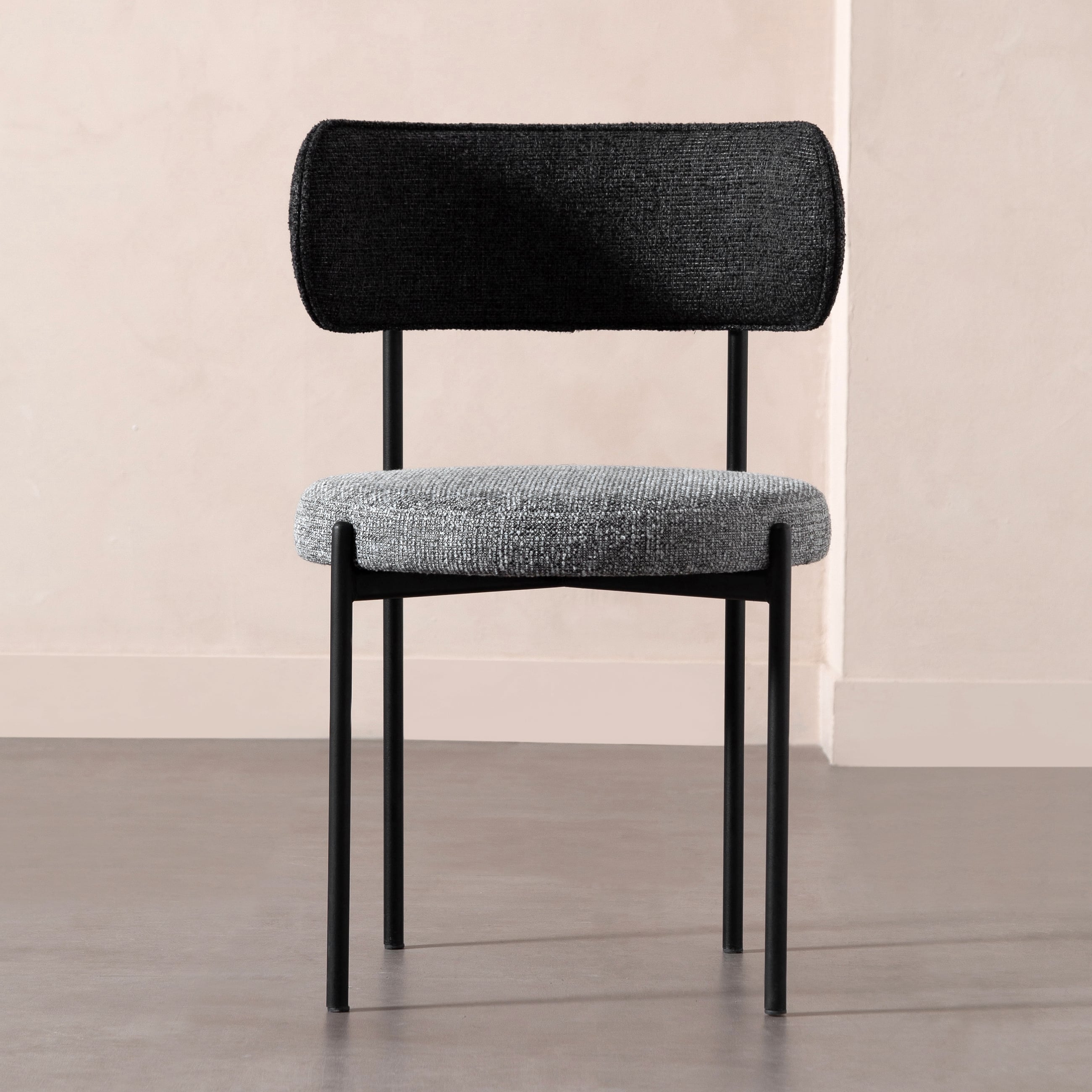 CIRCLE SANDALYE GRİ SİYAH