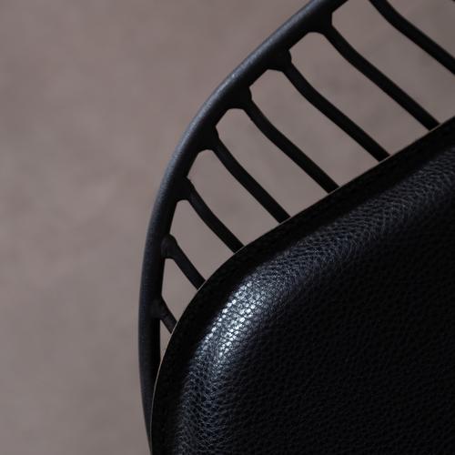  FRANCESCO KOLÇAKSIZ METAL SANDALYE SİYAH