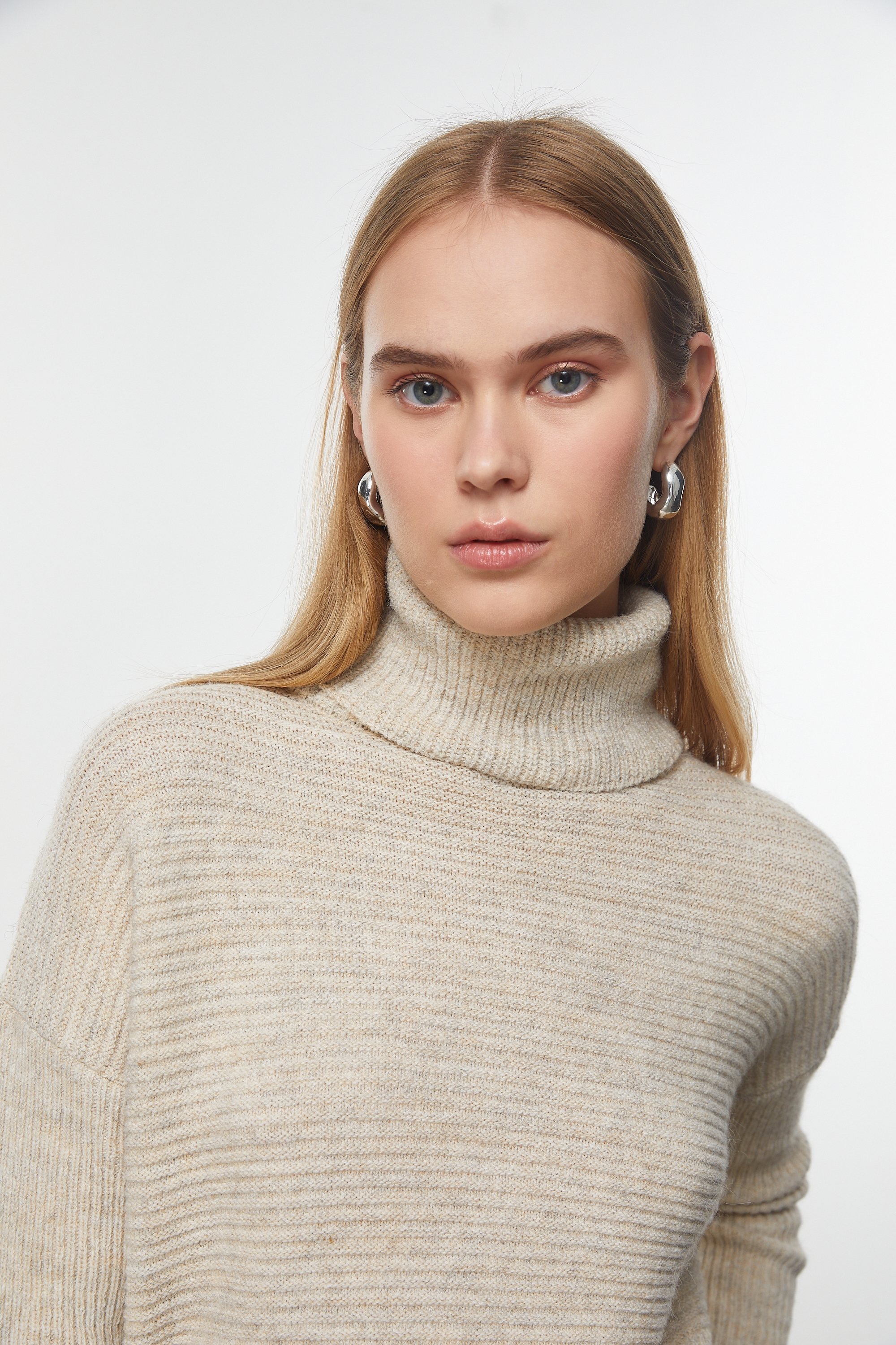 BALIKÇI YAKA TRİKO KAZAK