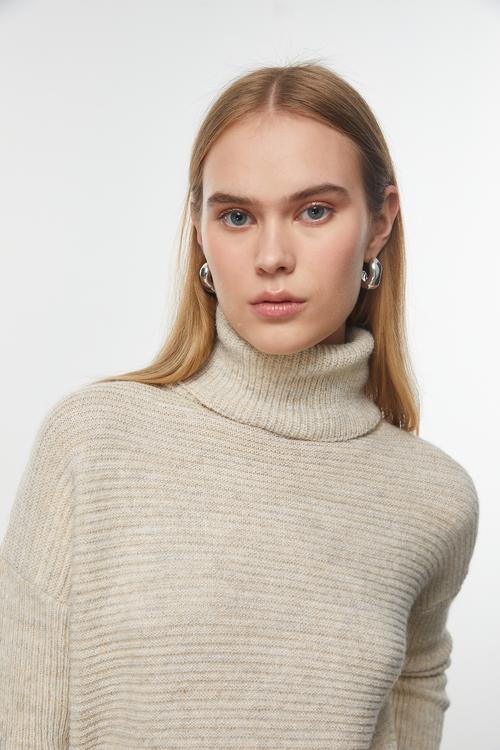  BALIKÇI YAKA TRİKO KAZAK