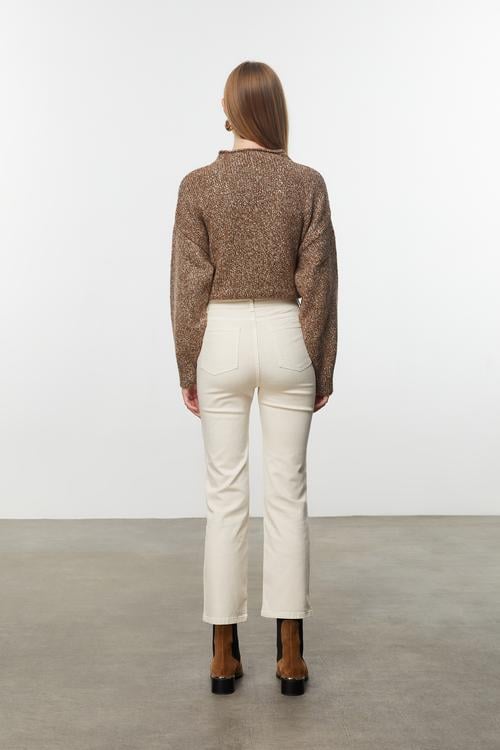  CROP FLARE FIT JEAN PANTOLON