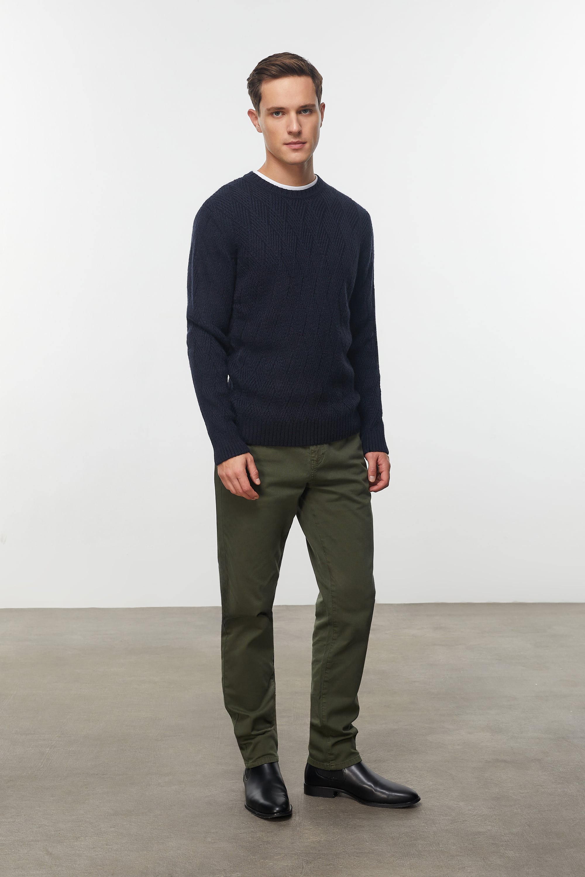 YÜN KARIŞIMLI TRİKO KAZAK