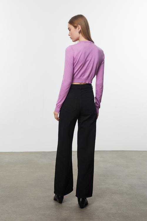 BİSİKLET YAKA TRİKO KAZAK