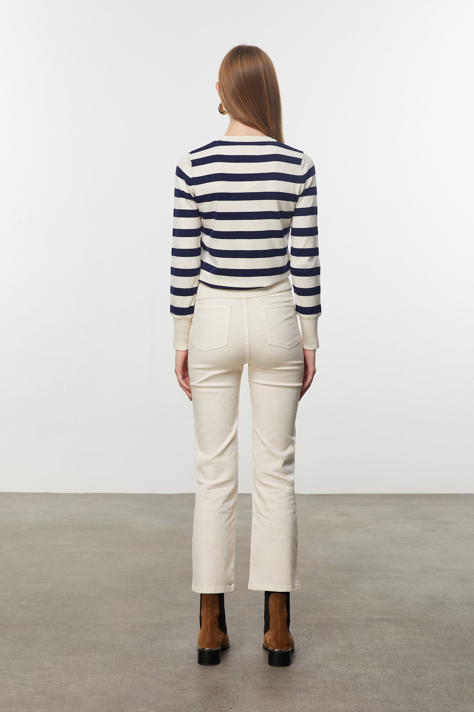 ÇİZGİLİ TRİKO KAZAK