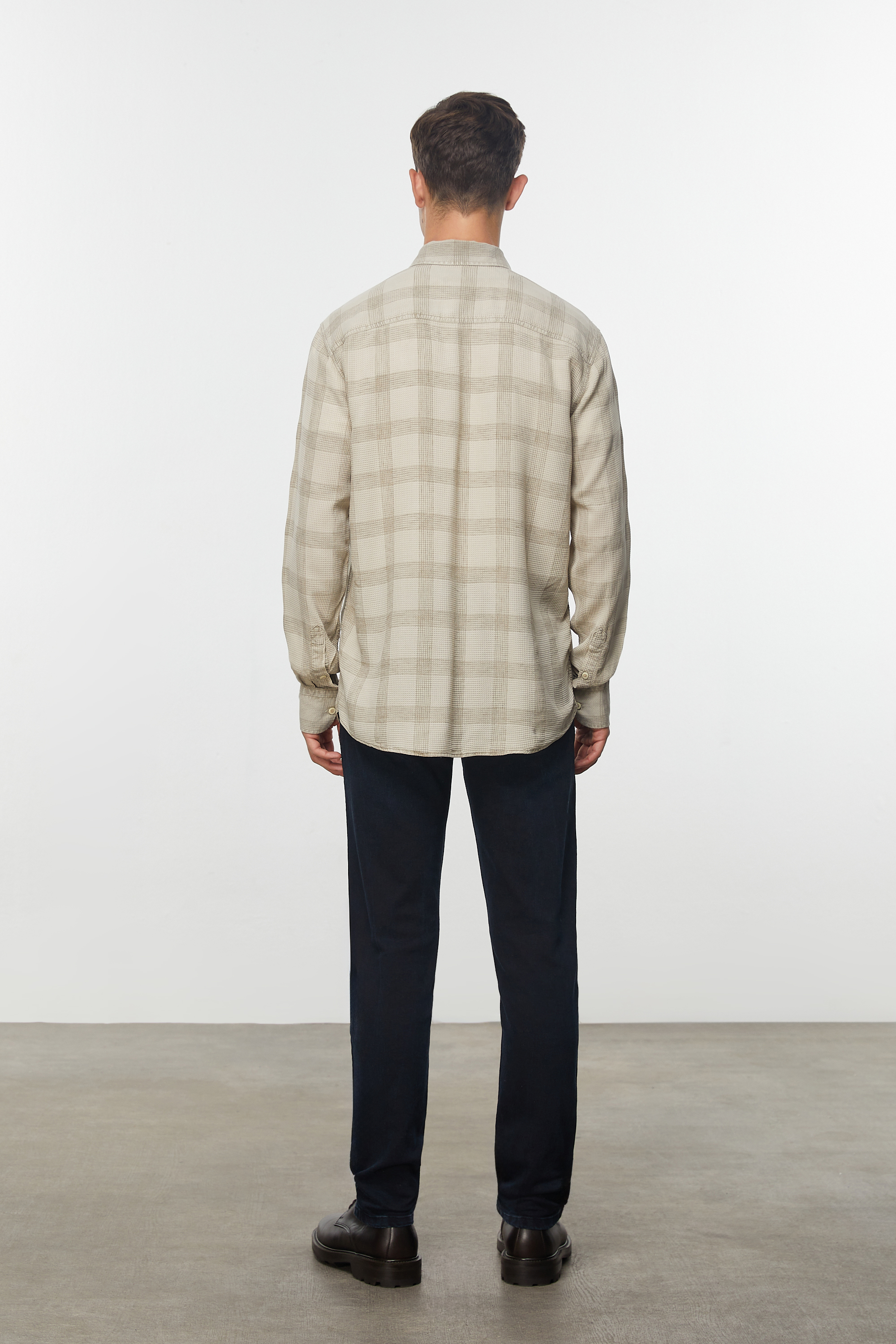 LİYOSEL KARIŞIMLI EKOSELİ REGULAR FIT GÖMLEK