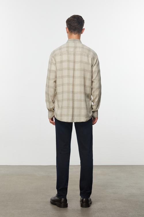  LİYOSEL KARIŞIMLI EKOSELİ REGULAR FIT GÖMLEK