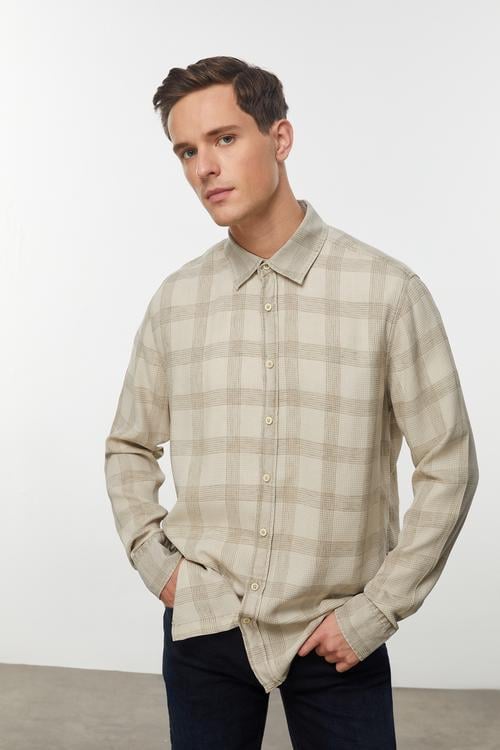  LİYOSEL KARIŞIMLI EKOSELİ REGULAR FIT GÖMLEK