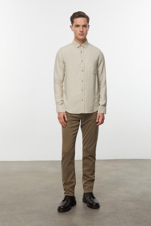  REGULAR FIT LİYOSEL GÖMLEK