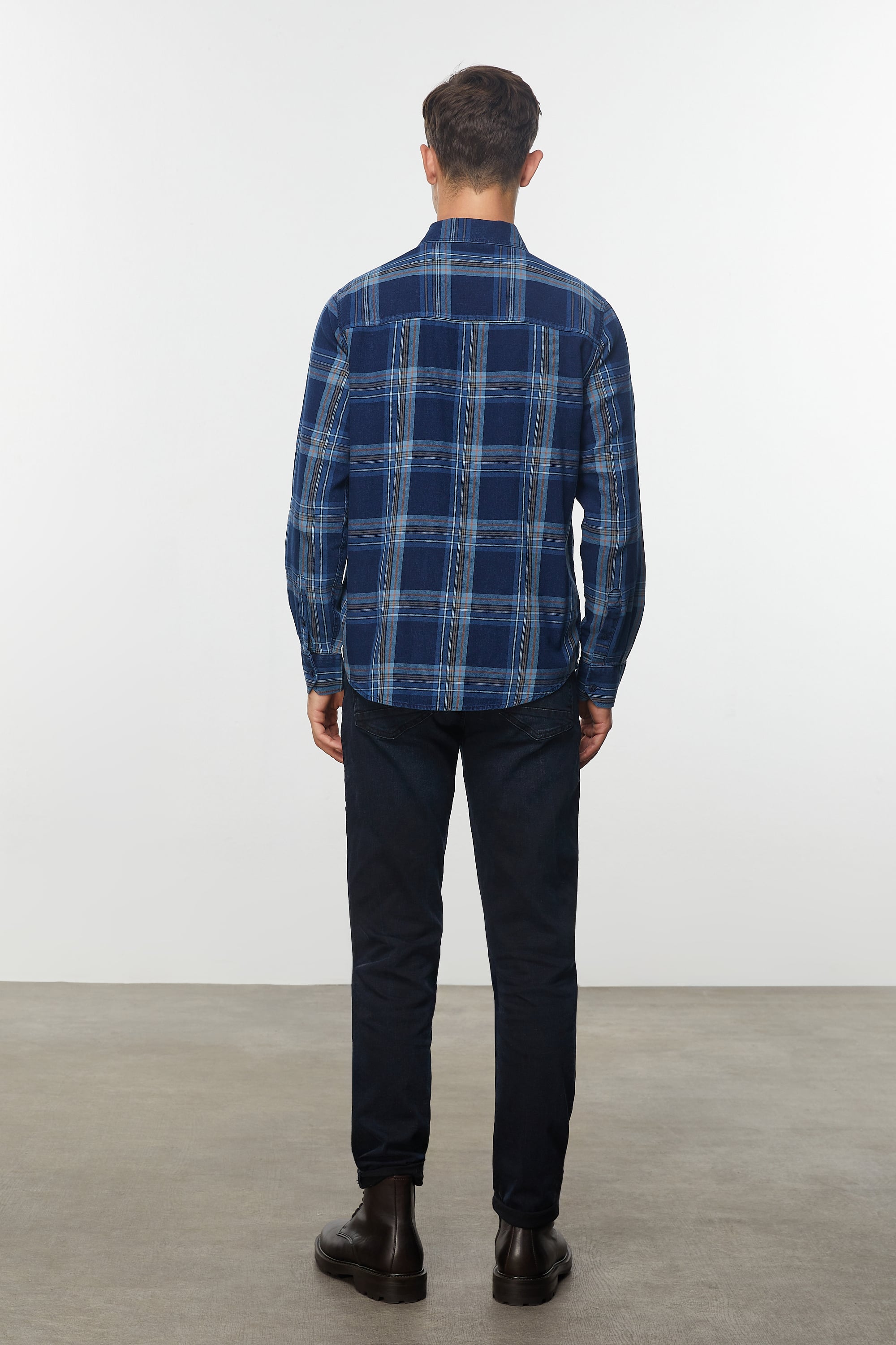 PAMUKLU EKOSELİ REGULAR FIT GÖMLEK