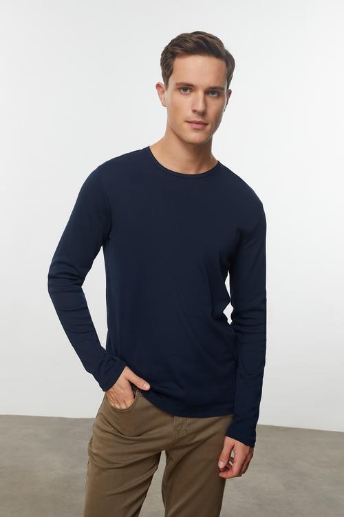  BİSİKLET YAKA UZUN KOLLU T-SHIRT