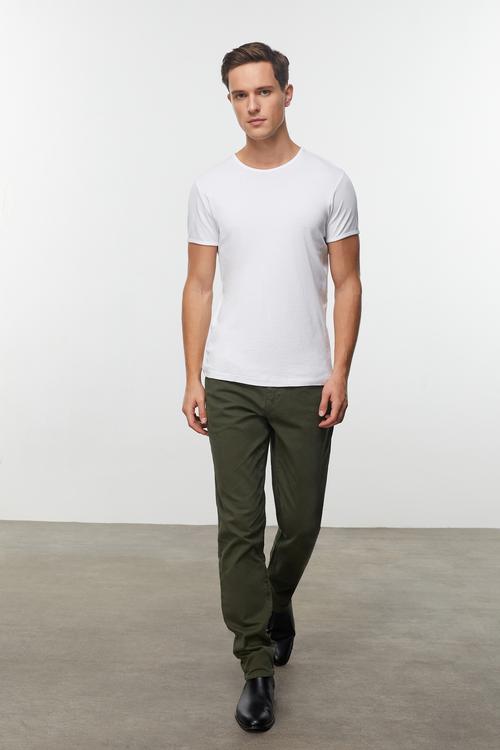  BİSİKLET YAKA KISA KOLLU T-SHIRT