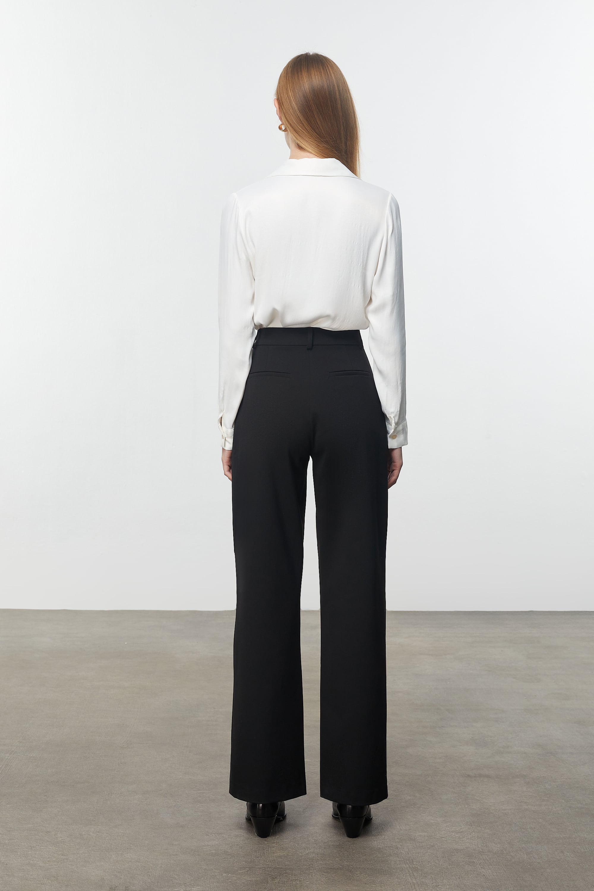 PENS DETAYLI FLARE FIT KLASİK PANTOLON