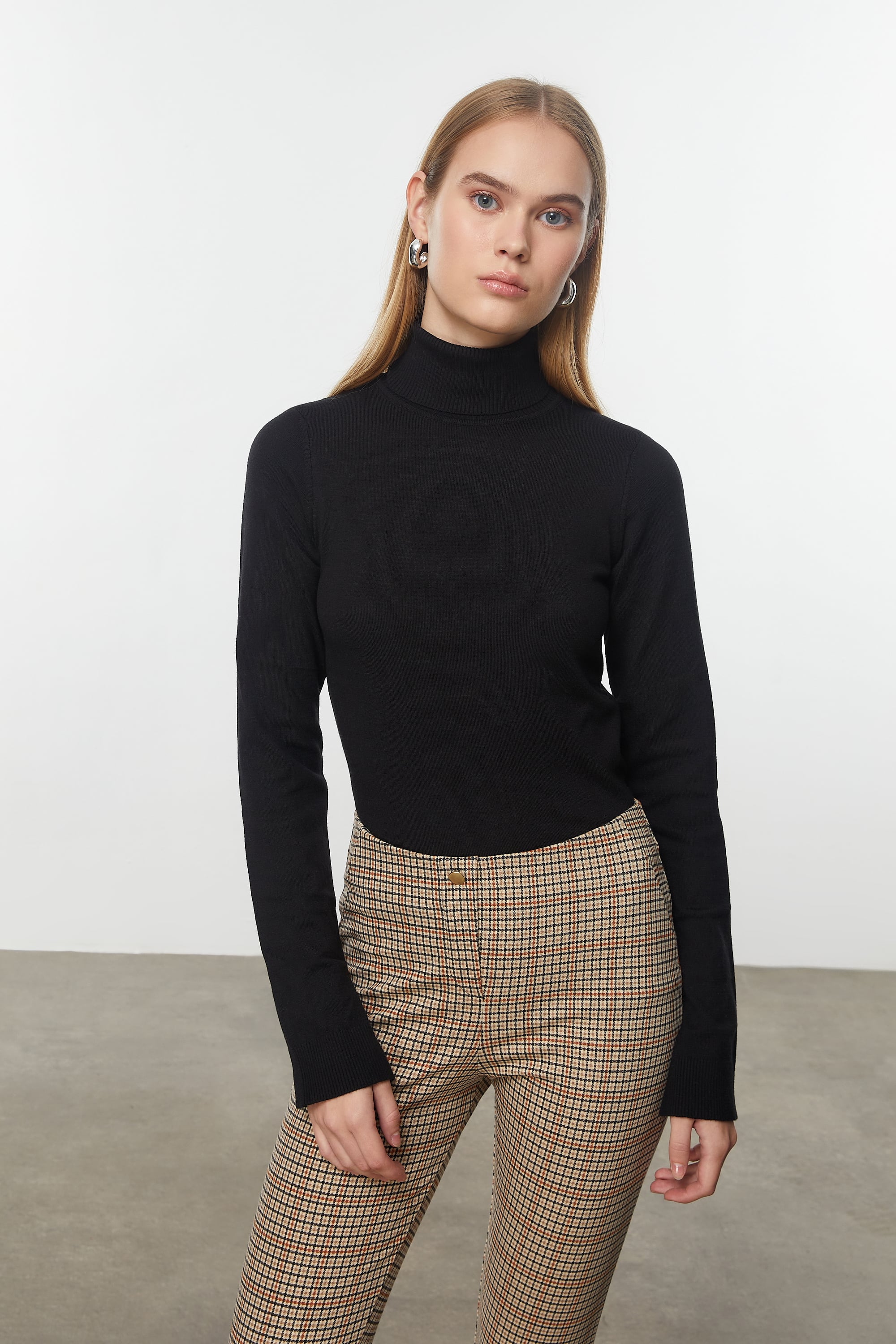 BALIKÇI YAKA TRİKO KAZAK