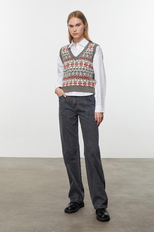  JAKARLI V YAKA SÜVETER