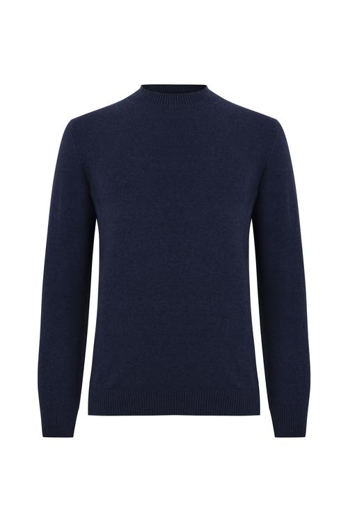  BALIKÇI YAKA YÜN KARIŞIMLI TRİKO KAZAK