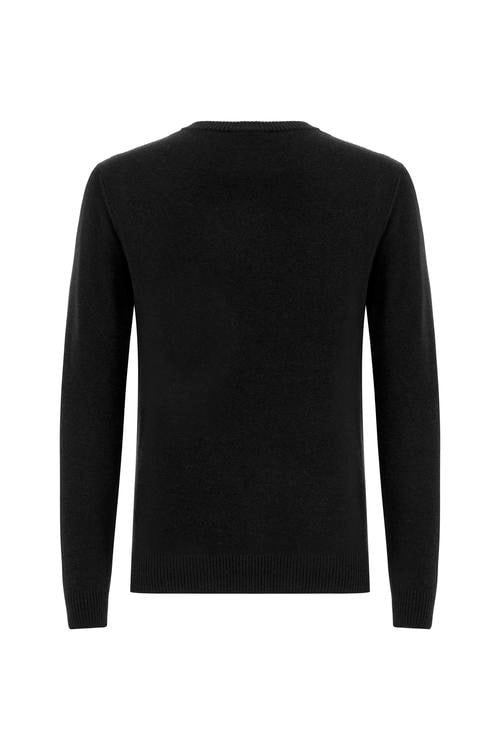  BİSİKLET YAKA YÜN KARIŞIMLI TRİKO KAZAK