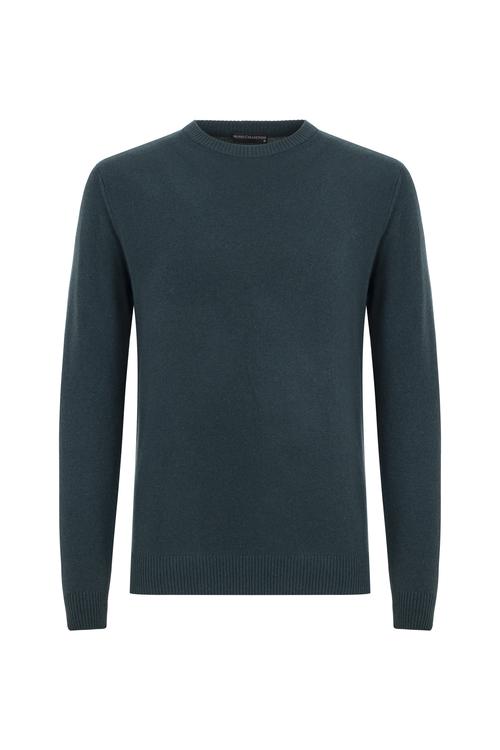  BİSİKLET YAKA YÜN KARIŞIMLI TRİKO KAZAK