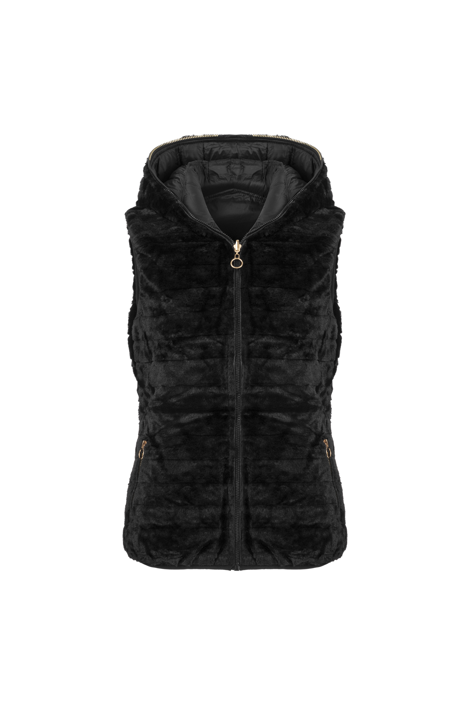 ÇİFT TARAFLI KAPÜŞONLU YELEK