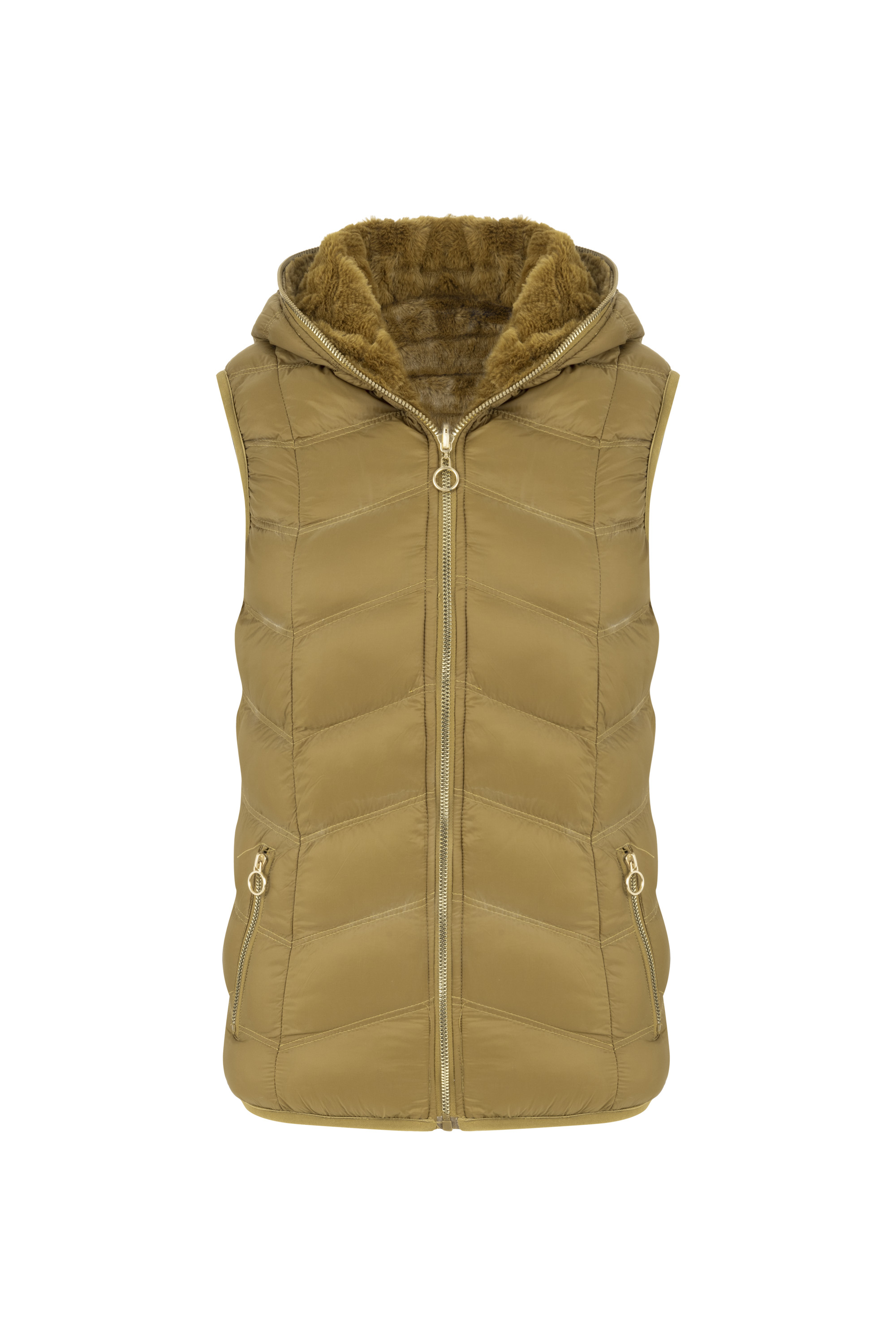 ÇİFT TARAFLI KAPÜŞONLU YELEK