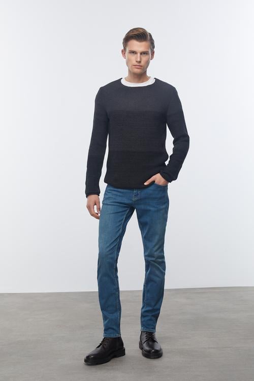  BİSİKLET YAKA TRİKO KAZAK