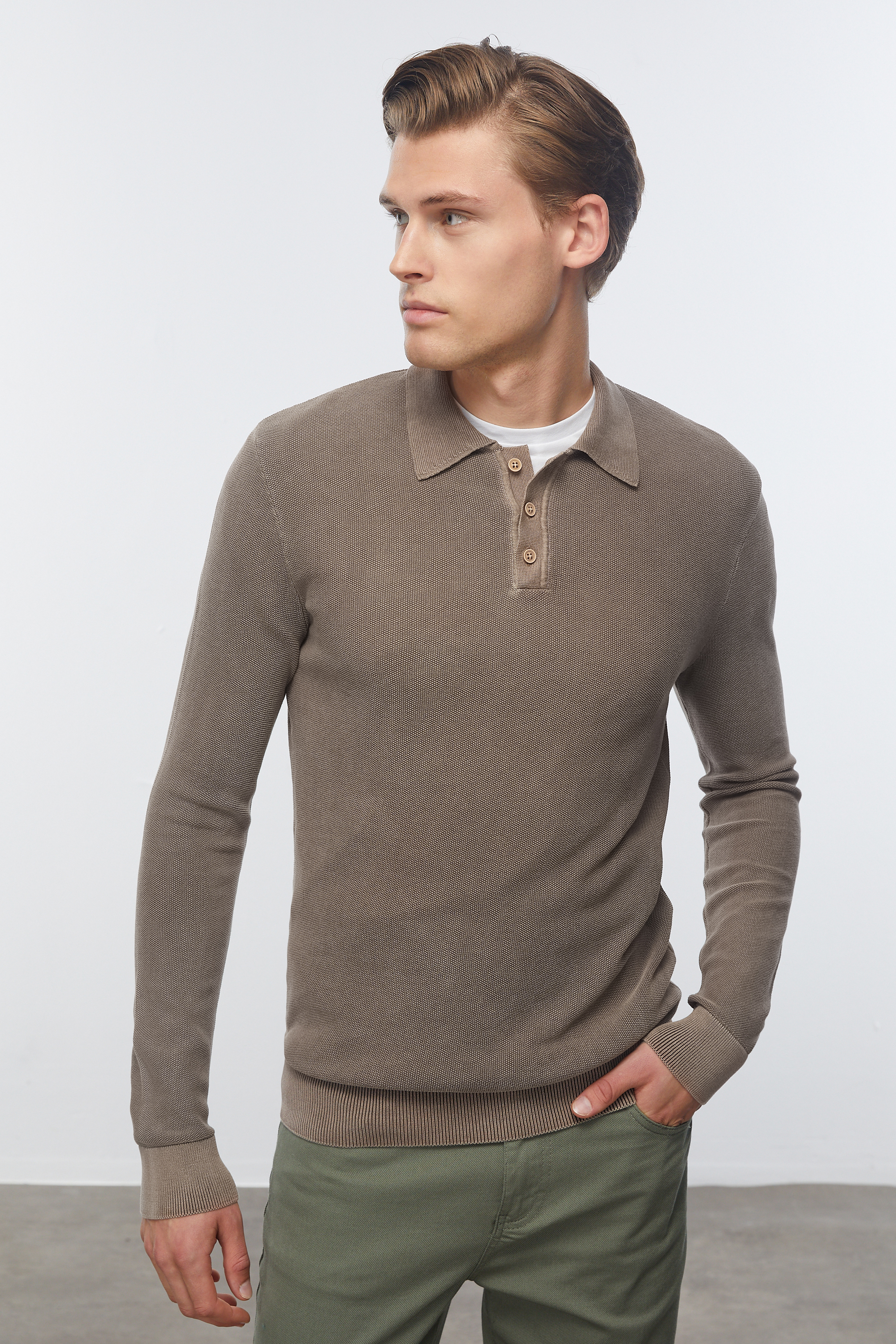 POLO YAKA TRİKO KAZAK