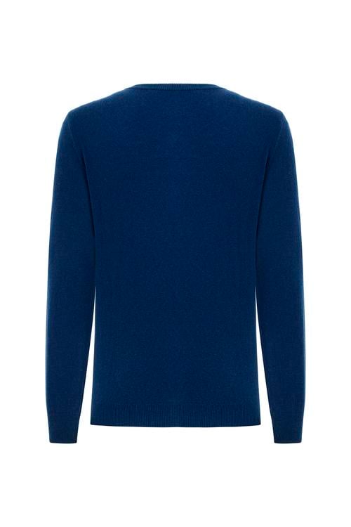  BİSİKLET YAKA YÜN KARIŞIMLI TRİKO KAZAK