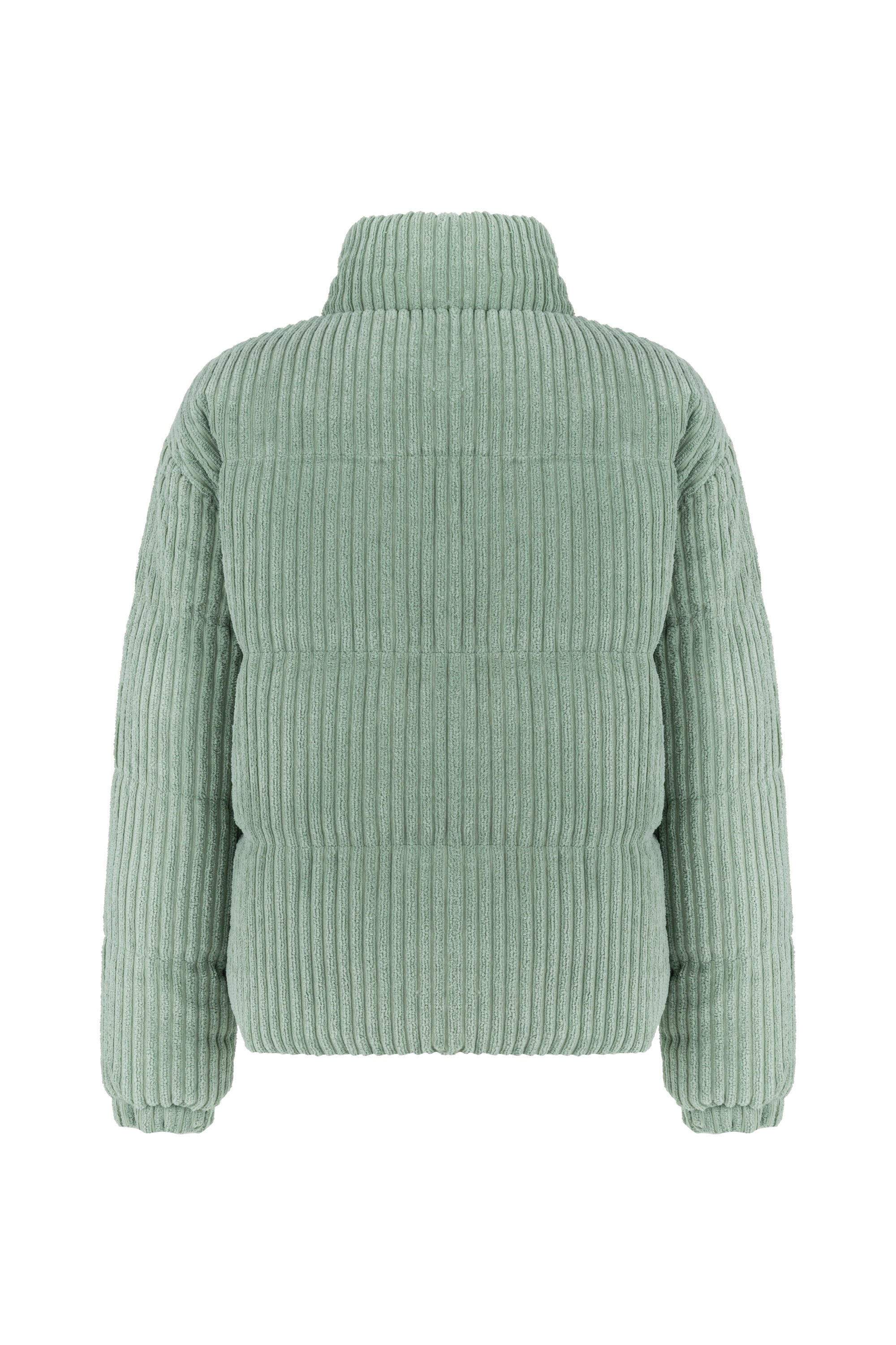 DOKULU DİK YAKA MONT