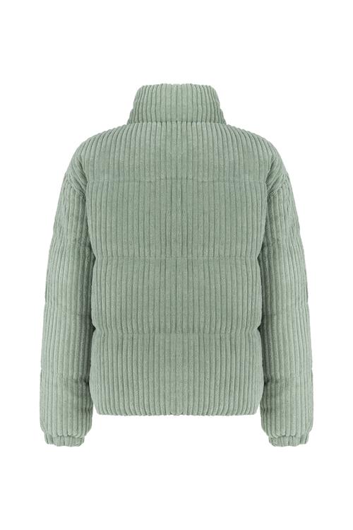  DOKULU DİK YAKA MONT