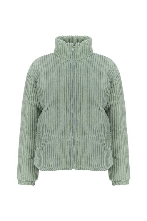  DOKULU DİK YAKA MONT