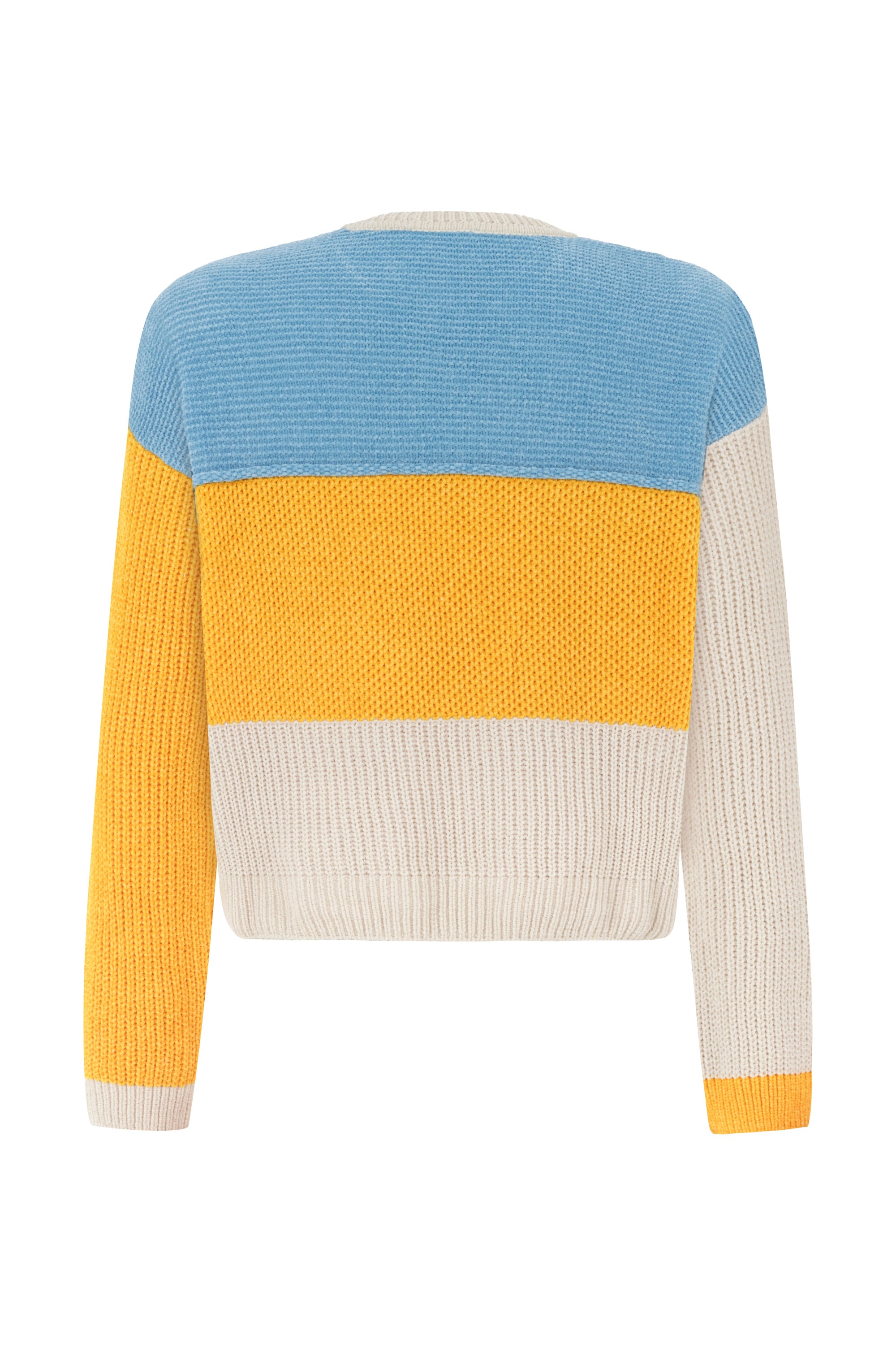 RENK BLOKLU TRİKO KAZAK