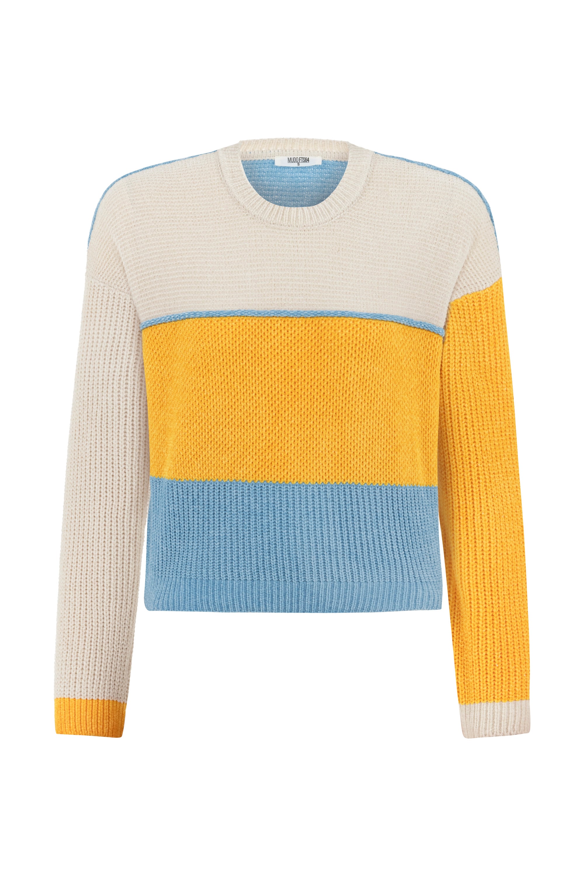 RENK BLOKLU TRİKO KAZAK