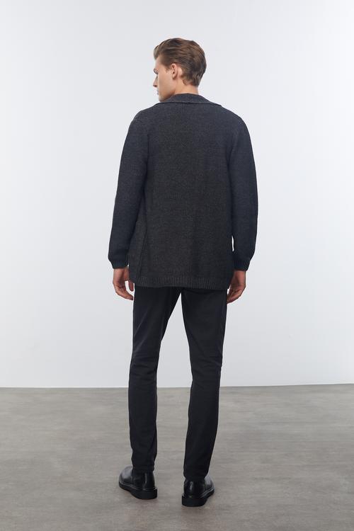  YÜN KARIŞIMLI ŞAL YAKA HIRKA