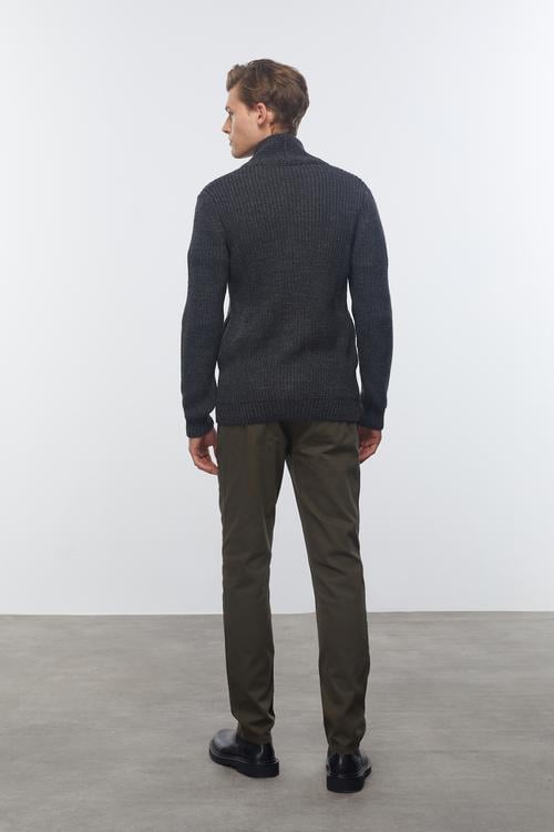  YÜN KARIŞIMLI ŞAL YAKA HIRKA