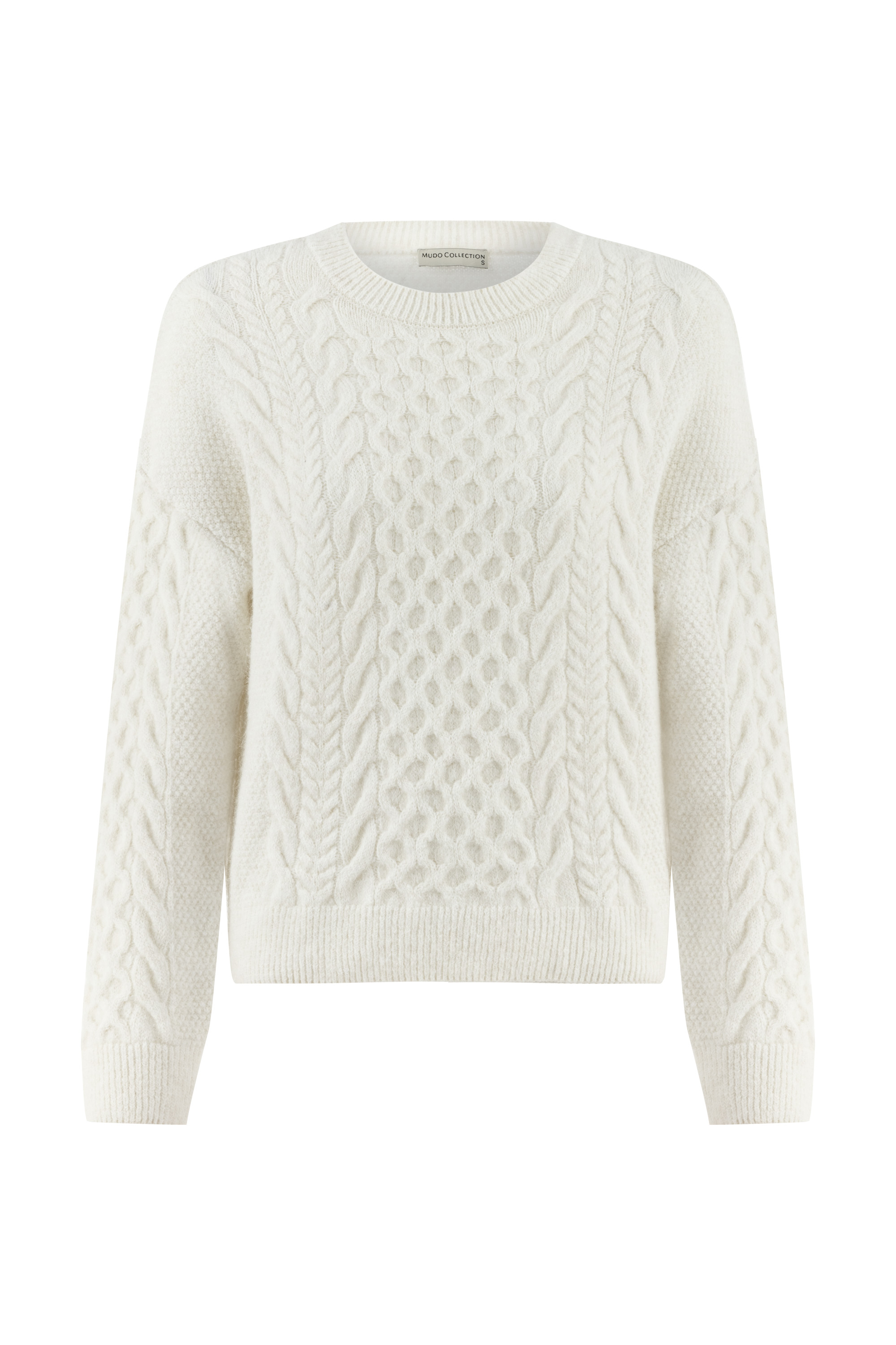 ALPAKA YÜN KARIŞIMLI BİSİKLET YAKA TRİKO KAZAK