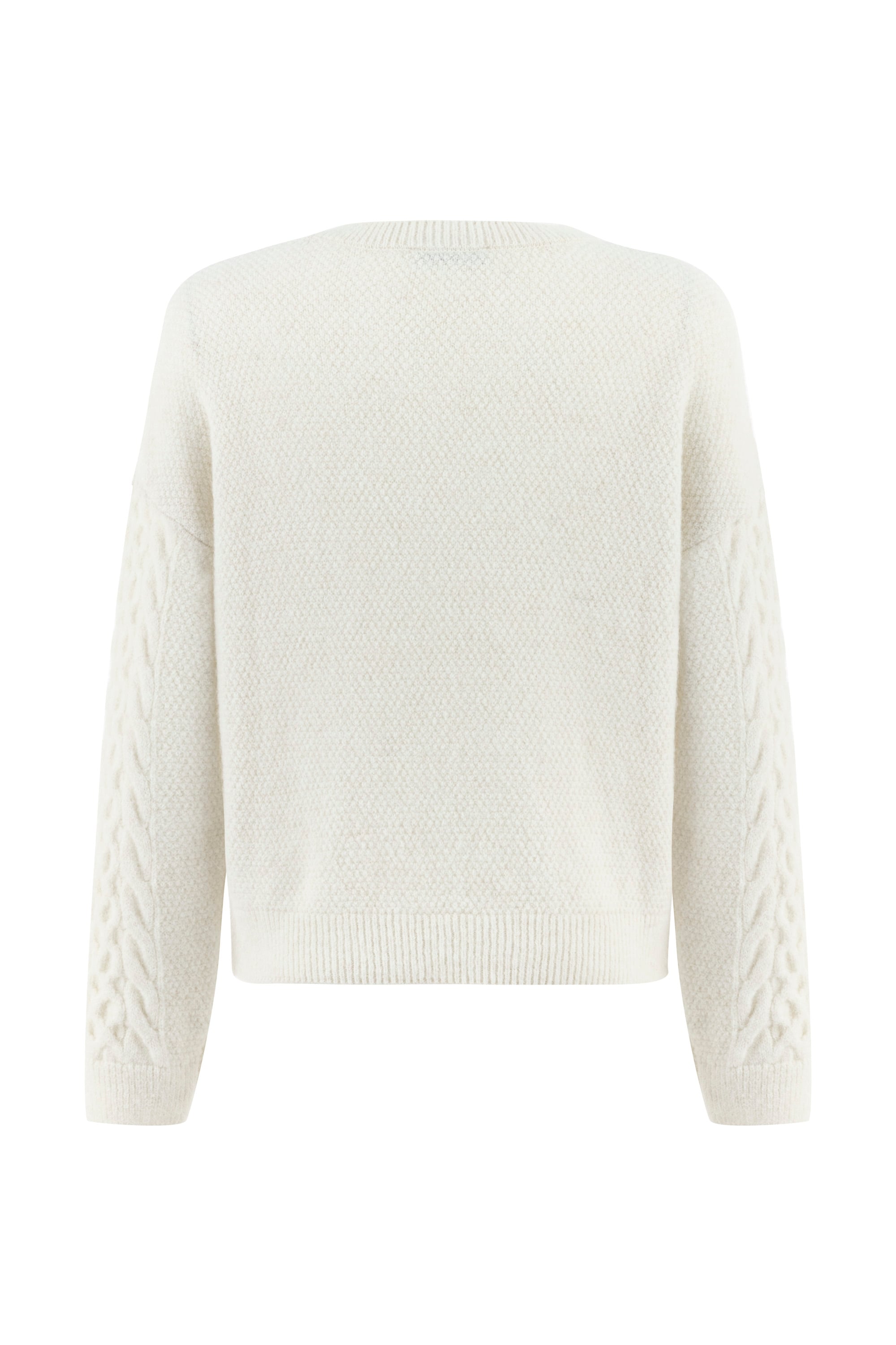 ALPAKA YÜN KARIŞIMLI BİSİKLET YAKA TRİKO KAZAK